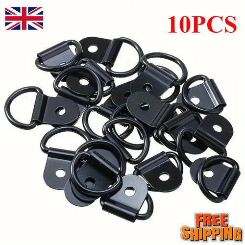 10pcs heavy duty ring tie - d-ring,