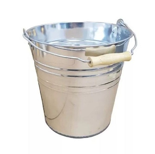 Galvanised bucket heavy - galvanised,