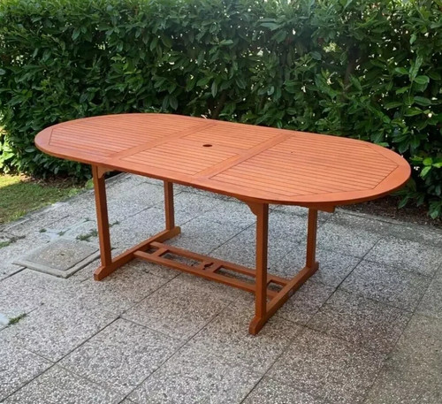 Large garden dining table - large,