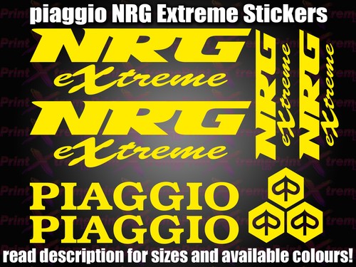 Piaggio nrg extreme - piaggio, decals