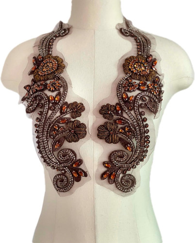 Pair handmade rhinestone - 1,