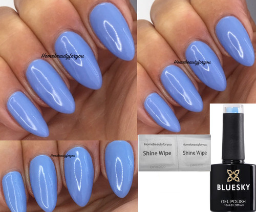 Bluesky gel nail polish - gel, blue
