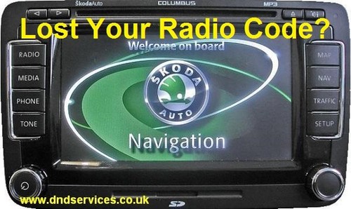 Skoda auto radio code - radio,