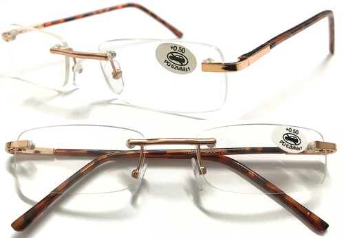 Rimless reading glasses - rimless,