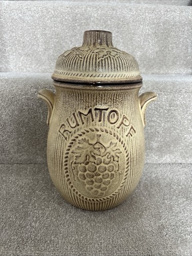 Rumtopf vintage jar - rumtopf, lid