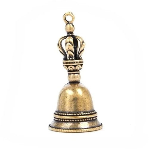 Brass handle loud hand bell - brass,