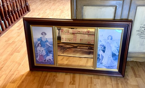 Triptych overmantel mirror - triptych,