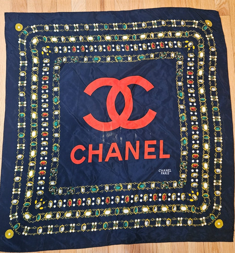 Vintage chanel silk scarf - vintage,