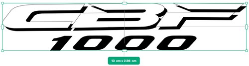 Honda cbf1000 sticker - 2x,