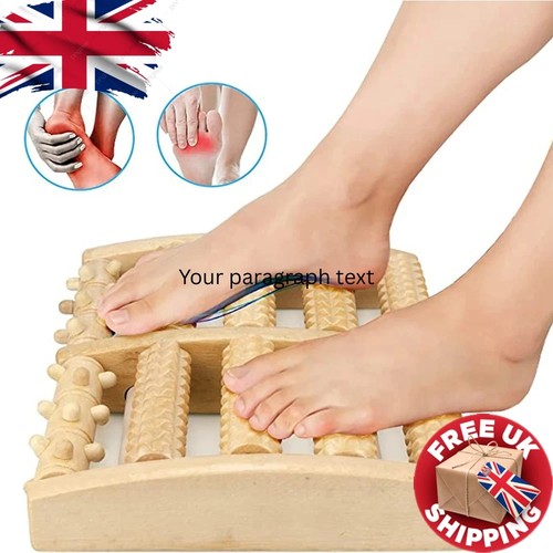Roller wooden foot massager - 10,