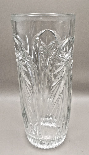 Vintage heavy cut glass - ,