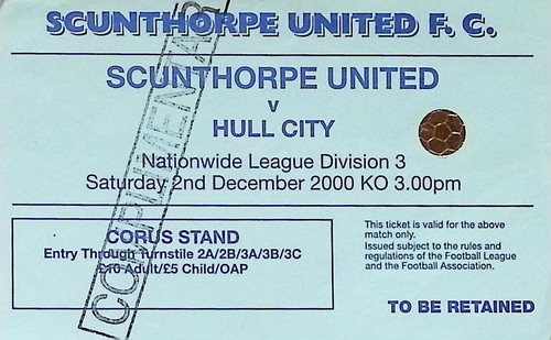 Scunthorpe united hull - hull, city