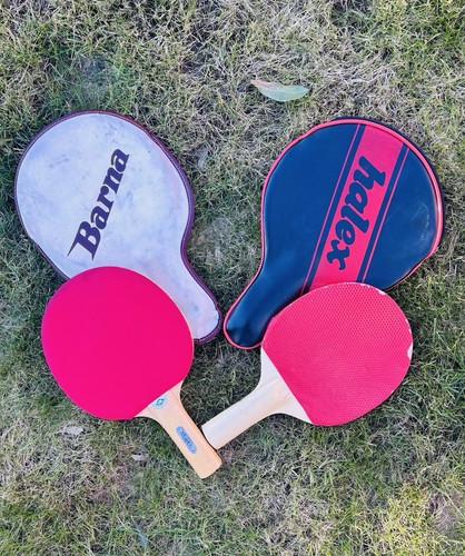 Vintage table tennis bats - 2x,
