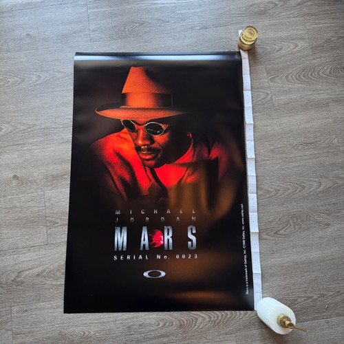 Vtg 1998 oakley poster michael - oakley,