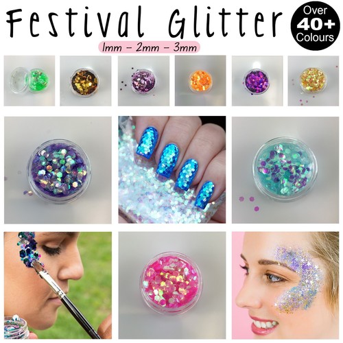 Festival chunky glitter pot - chunky,