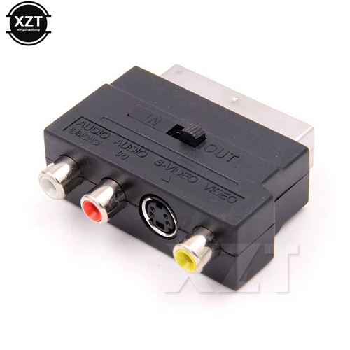 Scart lead svhs rca - scart,
