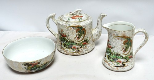 Phoenix ware tea pot sugar - , &