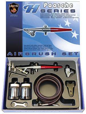 Paasche 3as airbrush - paasche, set