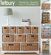 Large White Basket Storage