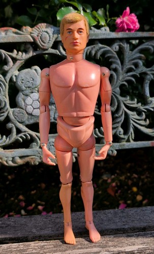 Vintage action man figure - action,