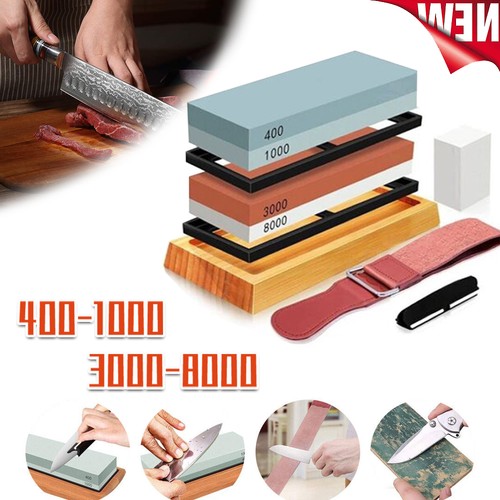 Knife sharpening stone kit - knife,