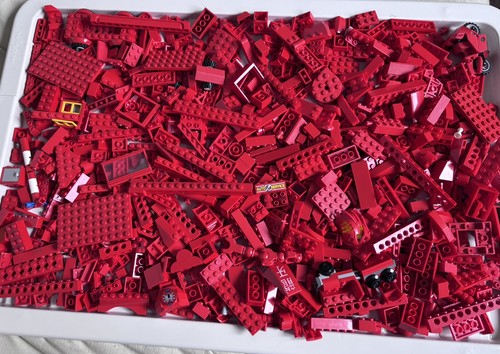 Lego red pieces - -,