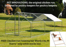 Walk-in Chicken Run Coop Cage Hens Rabbit Dogs Ducks Chickens Poultry