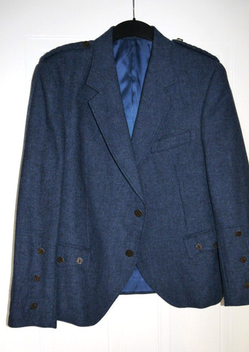 Superb blue tweed argyll kilt - superb!,