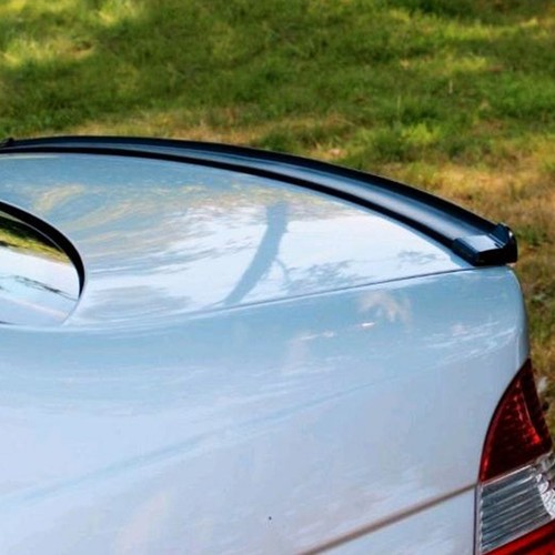 Black matte rear spoiler - matte, lip