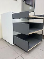 White Kitchen Unit & Drawer Pack 3 Way - 1 x Cutlery, 2 X PAN Soft Close Drawers