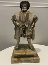 Bronze gilded and silvered