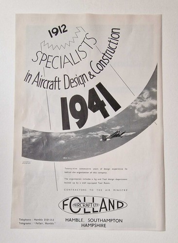 Folland specialists 1941 - folland, 'specialists'