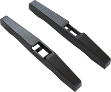 Trouser Press Feet in Black