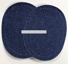 2 x JEANS DENIM REPAIR PATCHES IRON OR SEW ON  ( CHOICE OF 7 COLOURS )