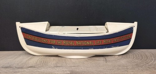 Vintage rnli metal life boat - life,