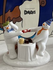 The snowman coalport pulling - the,