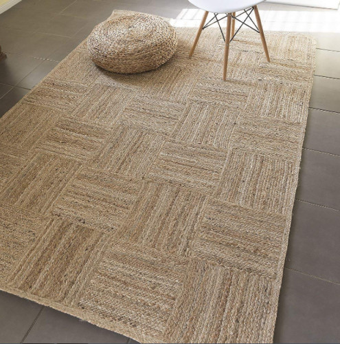 Rug jute carpet - jute, rectangle