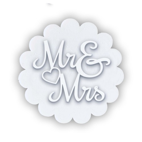 Mrs cookie stamp embosser - mrs,