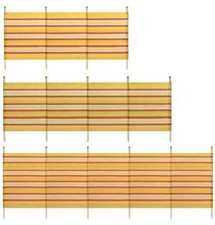 4 5 6 Pole Windbreaker Garden Camping Sun Shade Wind Break Beach Stripe Holiday