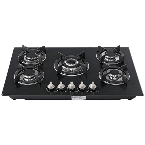 Gas stove top with - gas,