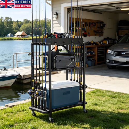 Fishing rod rack stand - rod,