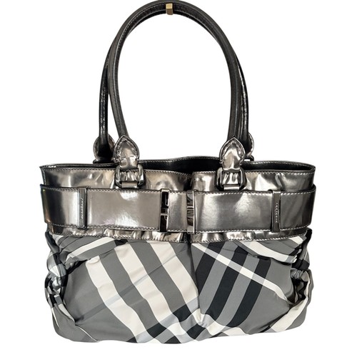Burberry beat check pewter - burberry,