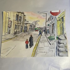 Watercolour painting high - of,