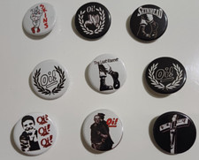 SKINHEAD oi Badge Set of 9