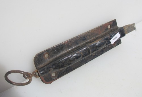 Antique iron sprung door - antique,