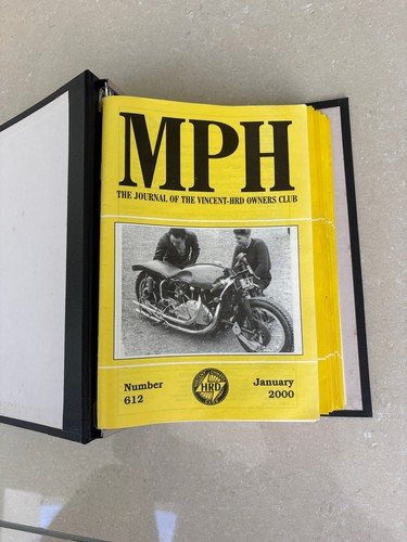 Vincent hrd mph magazines - vincent,