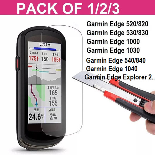 Garmin edge tempered glass - garmin,