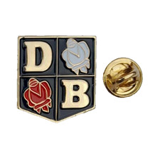 DAVID BROWN TRACTOR PIN BADGE
