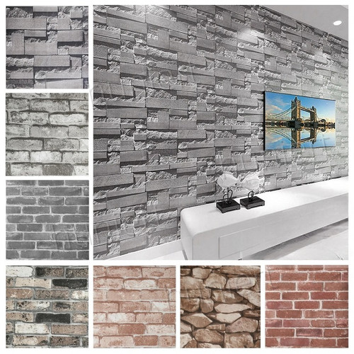 Brick effect wallpaper - 3d,