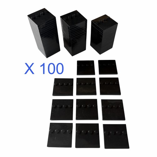 100 black base plate plates - base,